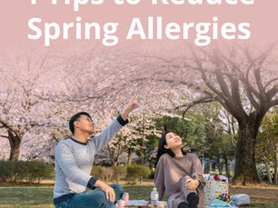 4 TIPS TO REDUCE SPRING ALLERGY SYMPTOMS