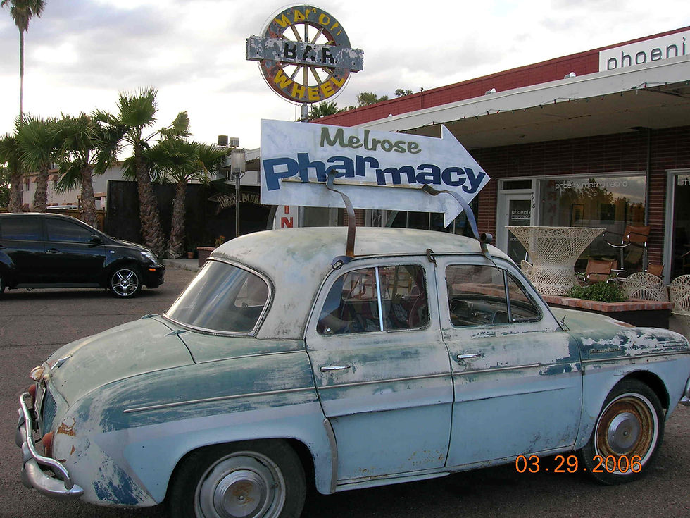 Melrose Pharmacy car