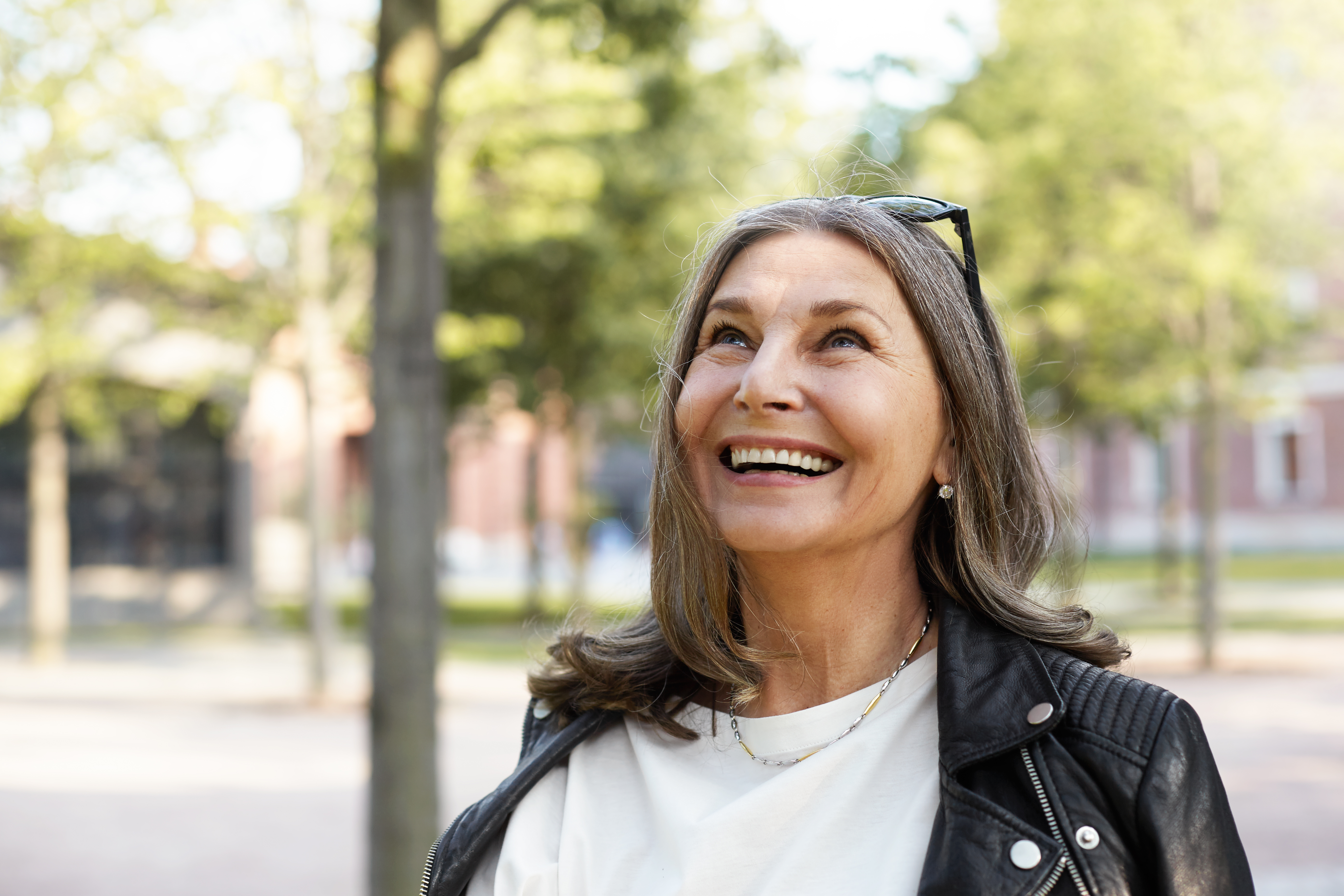 happy older women