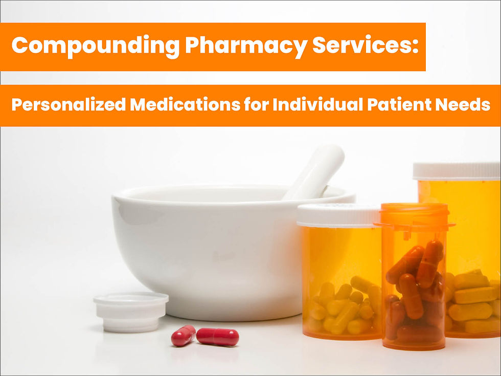 Compounding Pharmacy Services: Personalized Medications for Individual Patient Needs