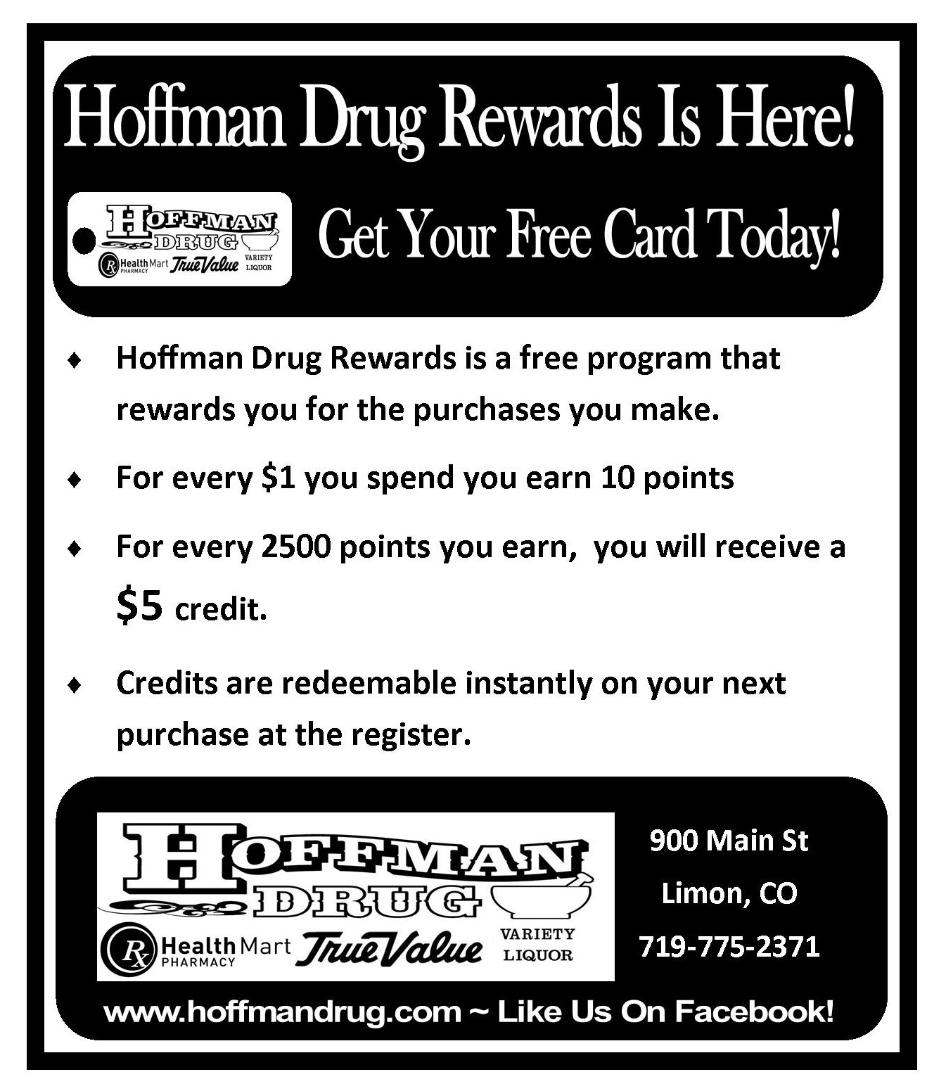 Hoffman Drug rewards program