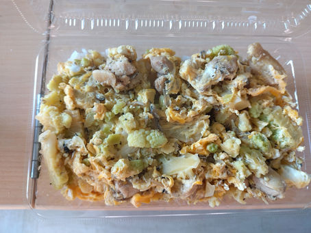 壊れたお弁当