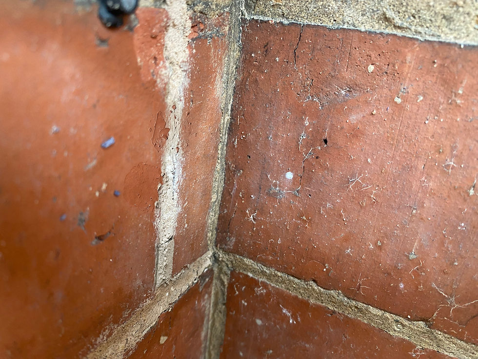 Lady Bay West Bridgford mortar matched to existing mortar