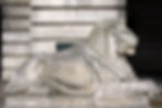 Nottingham Council House left lion. Image on the website of Gladstone Pointing Limited, West Bridgford, Nottinghamshire