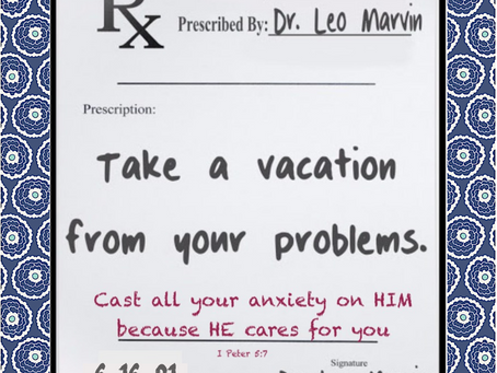 Day 24: Vacation Time