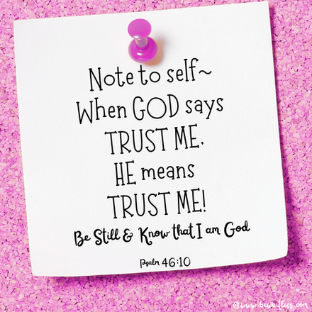 Day 20: Simply Trust