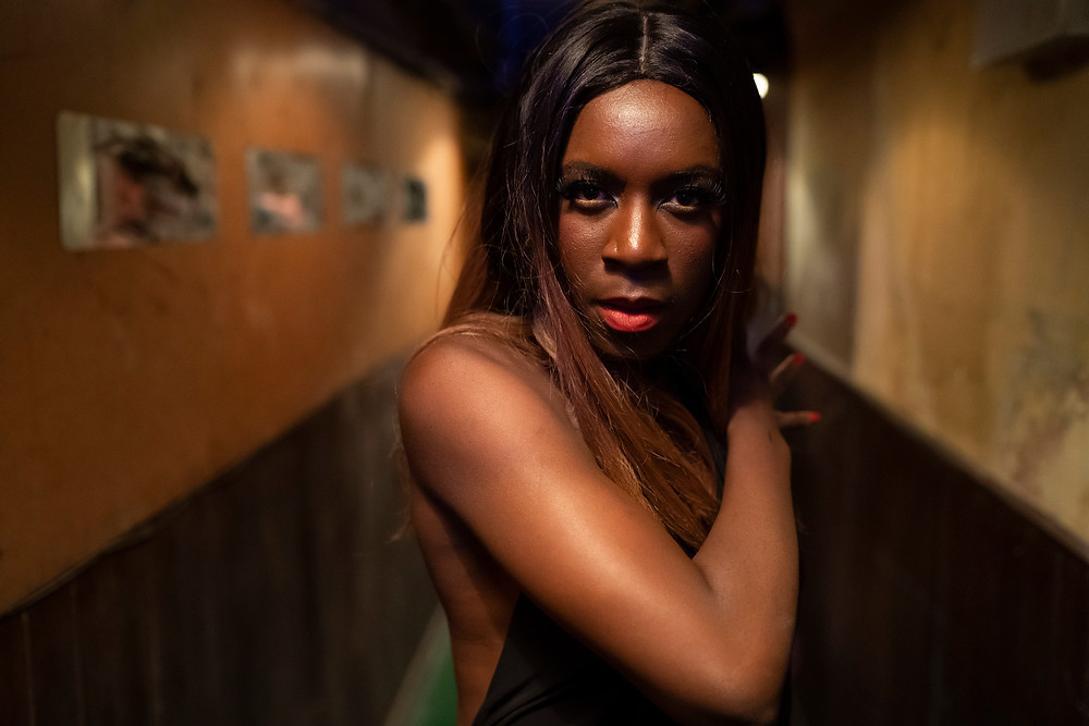 Faultline, an ANU and Gate Theatre Co-Production. Image by Pat Redmond. Performer Nandi Bhebhe.