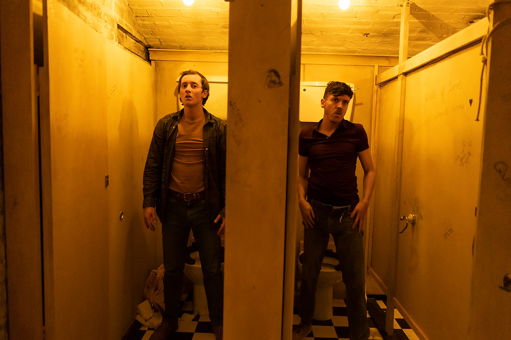 Faultline, an ANU and Gate Theatre Co-Production. Image by Pat Redmond. Performer Matthew Williamson and Stephen Quinn.