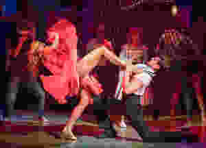 Simone Covele, Kira Malou and Michael O'Reilly in Dirty Dancing - The Classic Story On Stage. Image by Alastair Muir