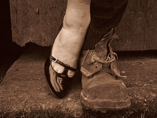 The Man In The Woman's Shoes