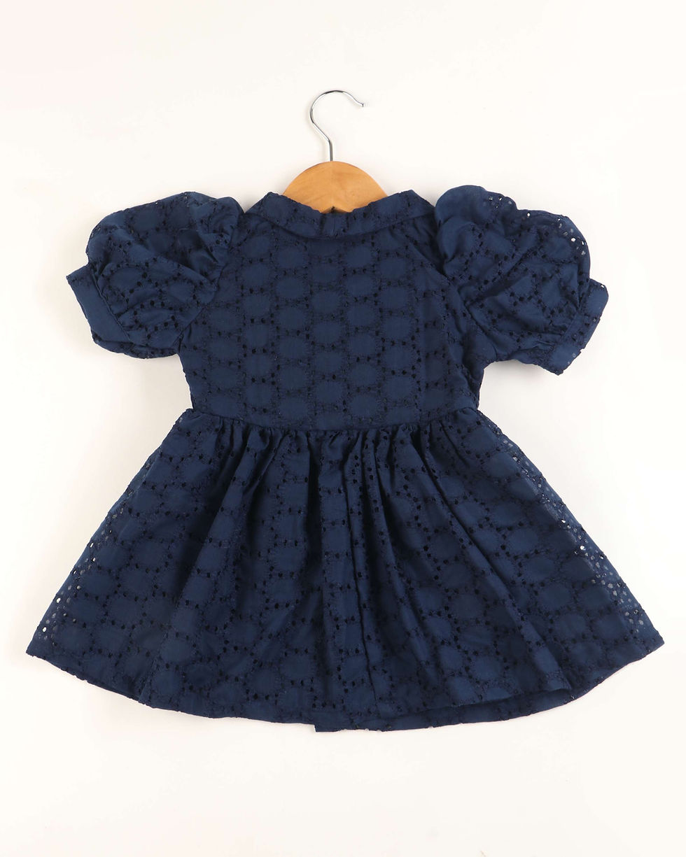 Thumbnail: Blue Hakoba Dress with Bow 