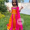 Thumbnail: Orange and Pink Lehenga Choli