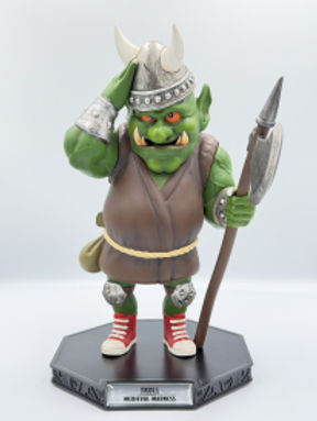 美品✨値引き✨Angry Troll　WHE101 1992 TNT Troll Force Red Hair Mohawk Wrestler Troll Action Figure
