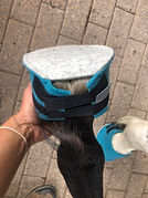 Hufpantoffel, Filzpantoffel, Filzschuh Pferd