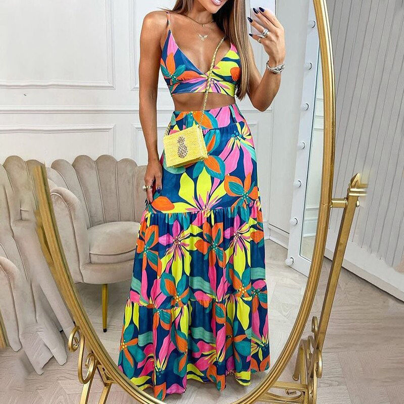 Vestido Maxi de Flores