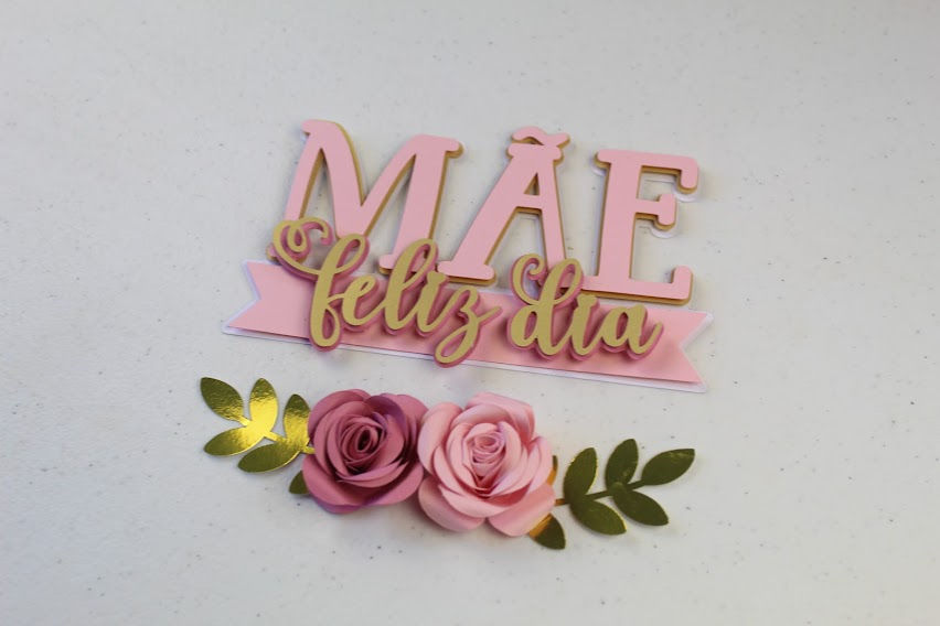 Miniatura: Topo de Bolo - Dia das Mães - Mod5