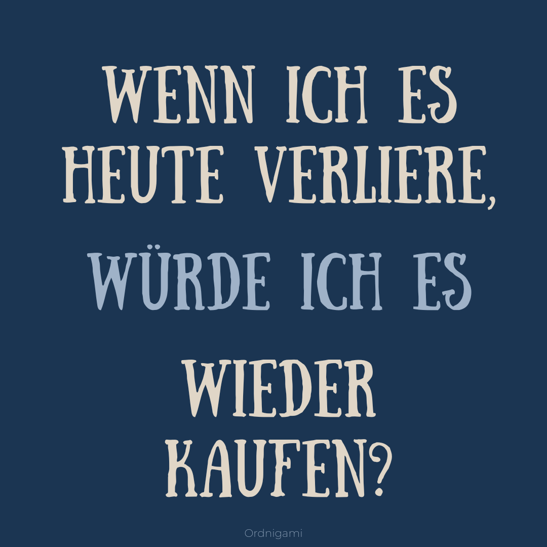 Quote: If I lose it today