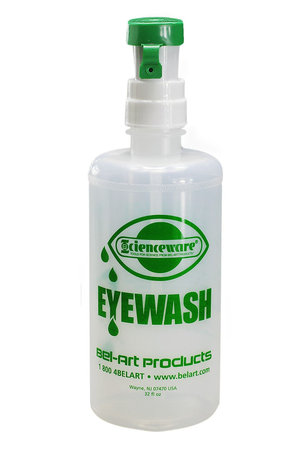 SP Bel-Art Emergency Eye Wash 32 fl oz- Essential Safety Sol - Image 1