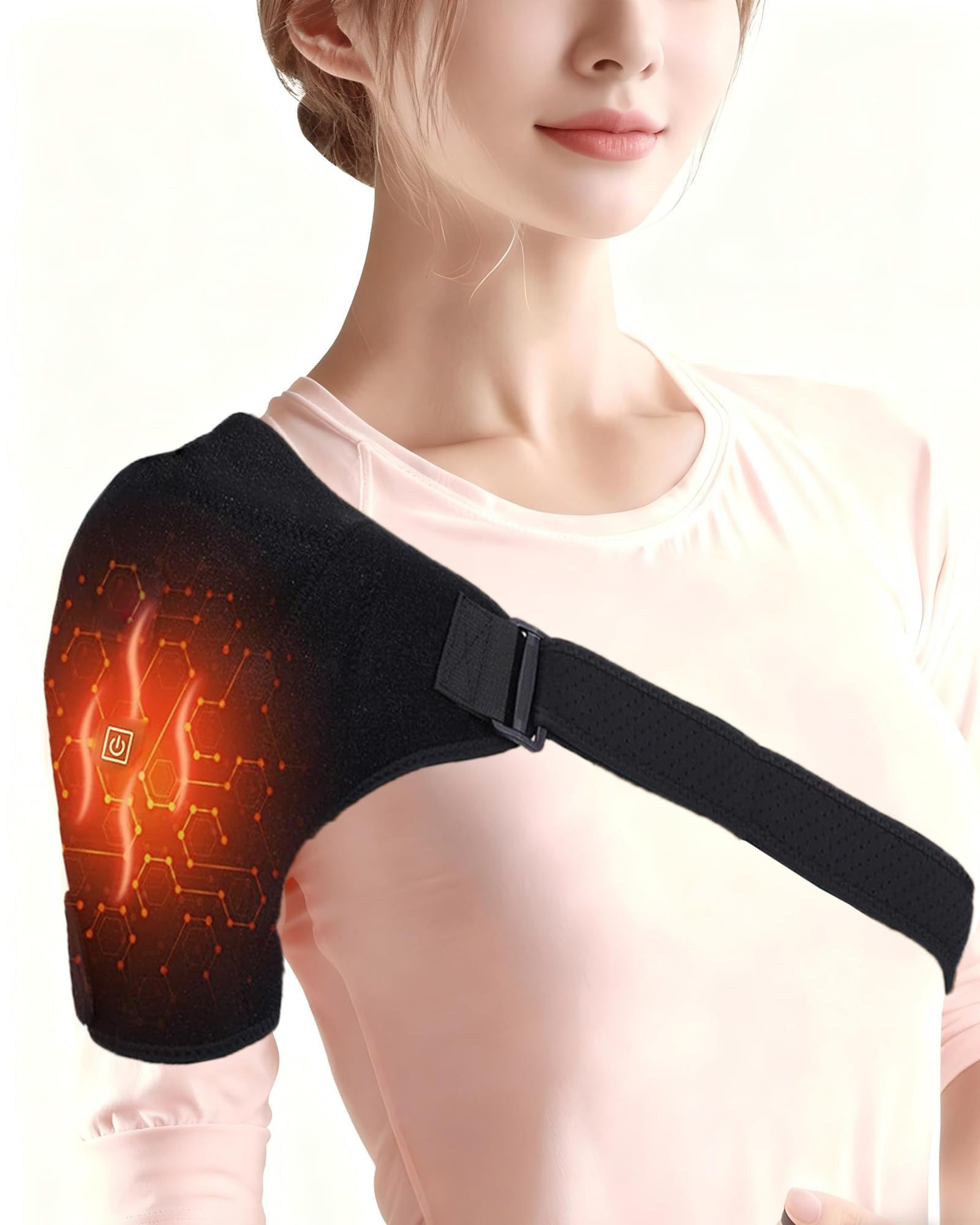 Dr.WYFOOT Electric Shoulder Heating Pad Wrap| 3 Adjustable H - Image 1