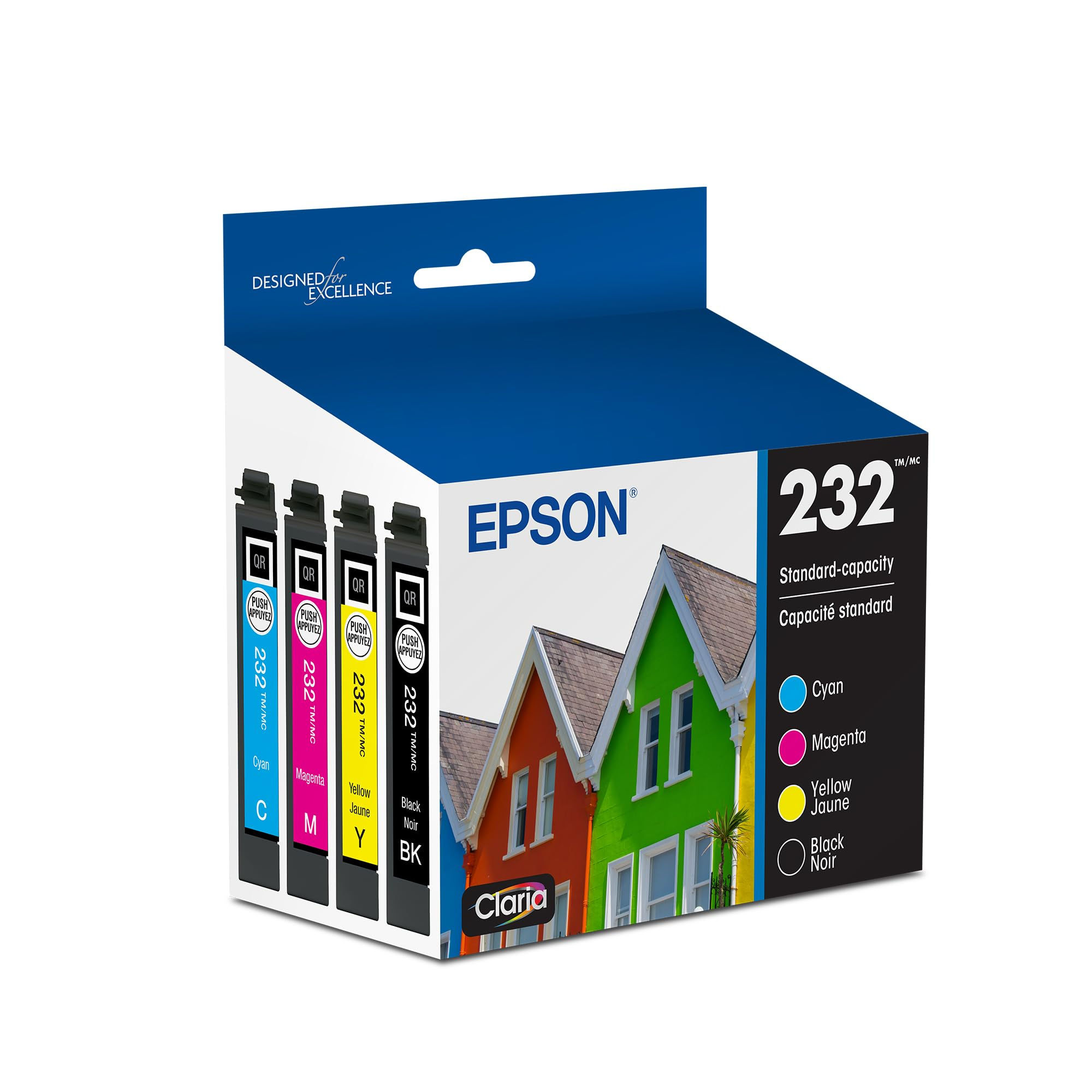 EPSON 232 Claria Ink Standard Capacity Black & Color Cartrid - Image 1