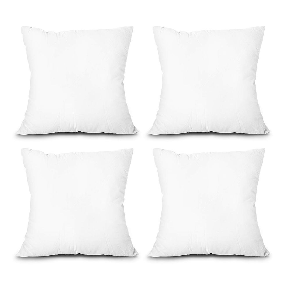 Thumbnail: EDOW Throw Pillow Inserts, Set of 4 Lightweight Down Alterna - Image 1