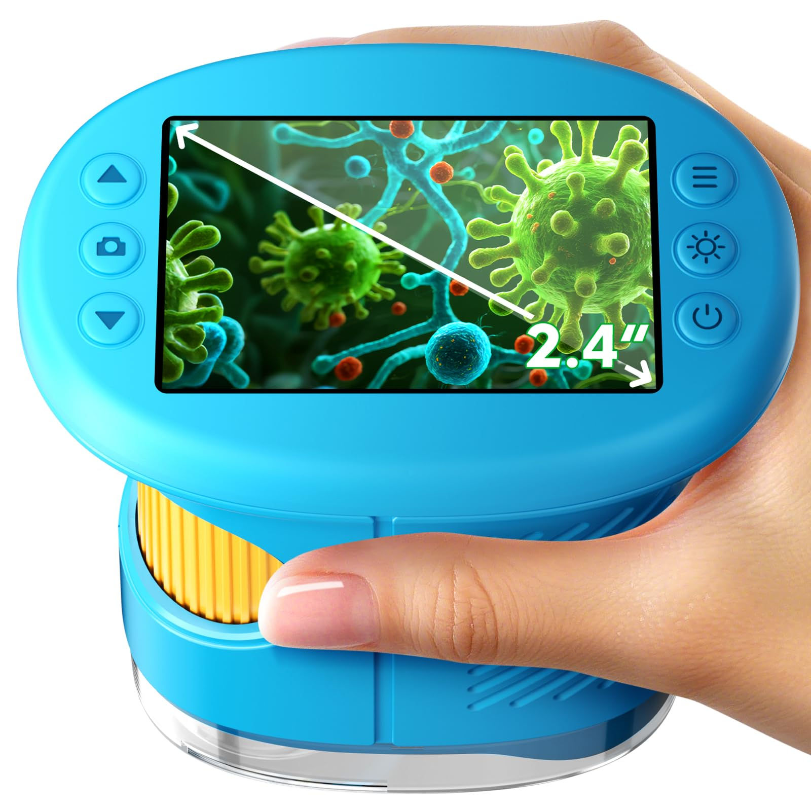 1000X Handheld Microscope for Kids, 4K 2.4" Screen Digital K - Image 1