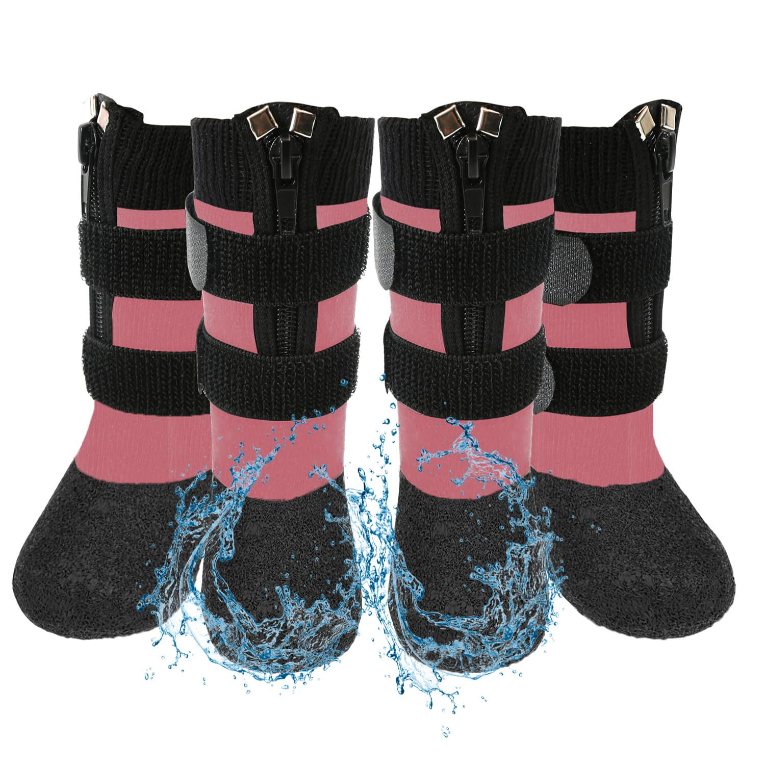 VALFRID Waterproof Grip Dog Shoes,Anti-Slip Dog Socks Boots, - Image 1