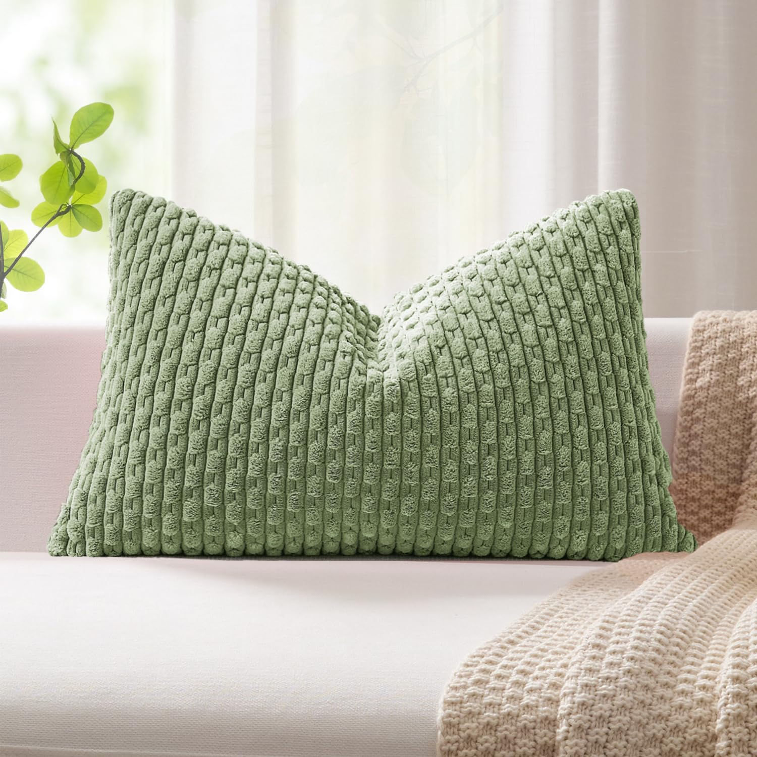 Kevin Textile Spring 16x24 Inch Pillow Cover 1 Pack Boho Dec - Image 1