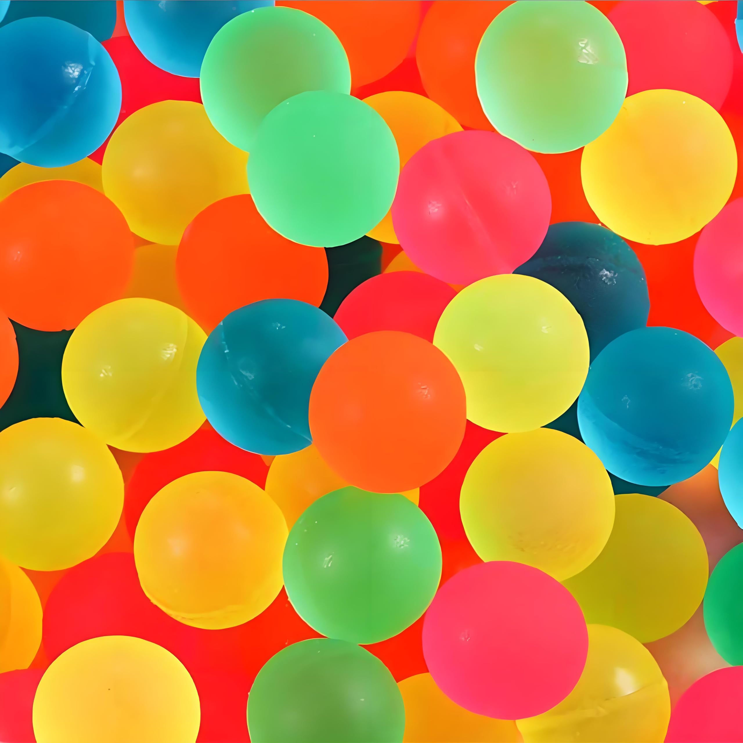 Noamus 150 Pack Bouncy Balls for Kids, 25mm Rubber Assorted - Image 1