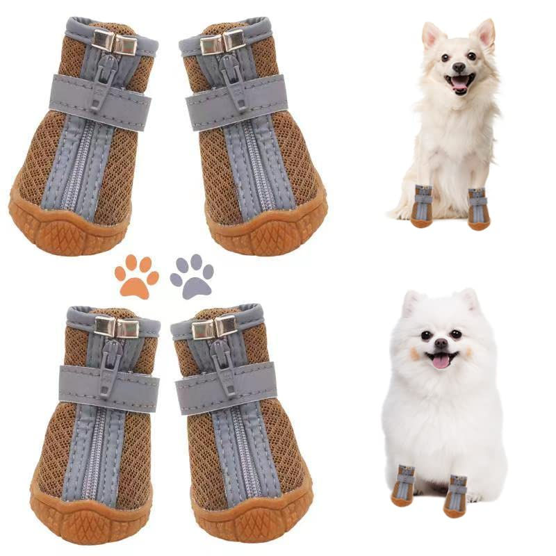 Dog Shoes for Small Dogs, Puppy Dog Boots & Paw Protector fo - Image 1