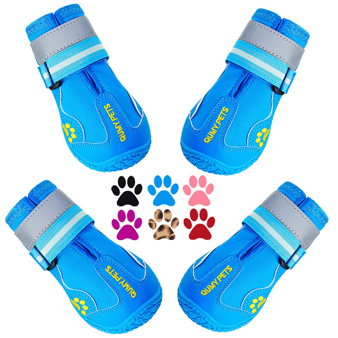 QUMY Dog Shoes for Large Dogs, Medium Dog Boots & Paw Protectors for Winter - Product View