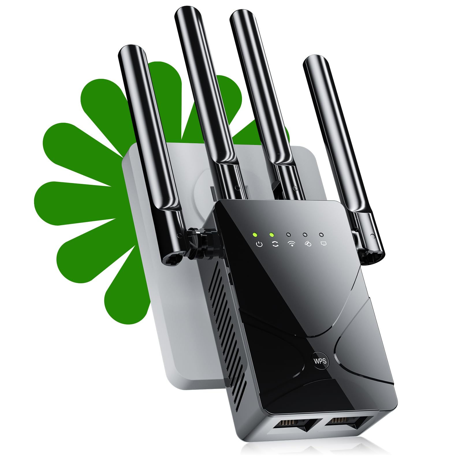 WiFi Extender Signal Booster for Home, 15555 Sq.ft Long Rang - Image 1