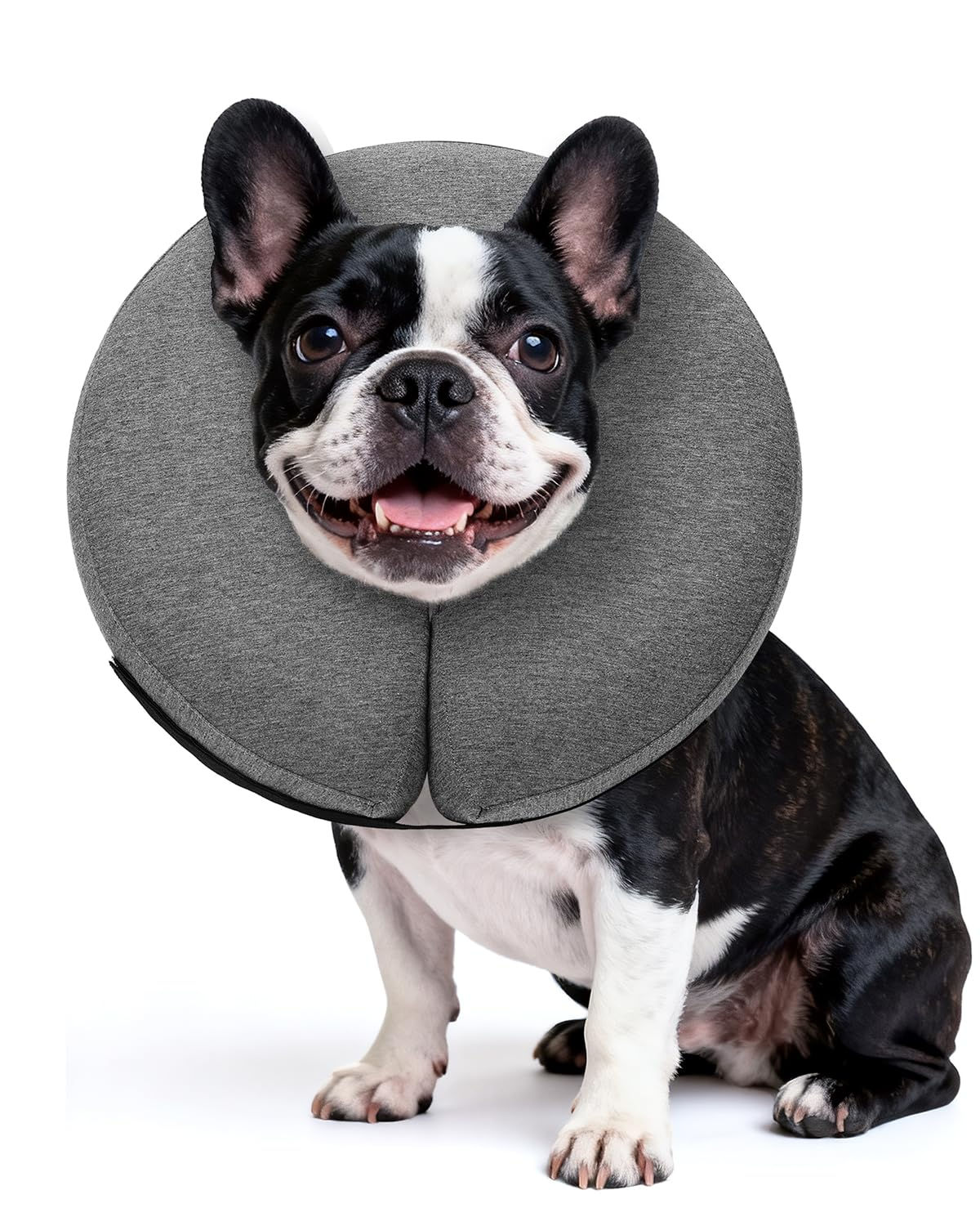 MIDOG Inflatable Dog Cone Collar – Soft Dog Cone Alternative After Surgery, Comf