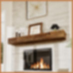 Avana Fireplace Mantel - Wall-Mounted Mantles for Over Firep - Image 1