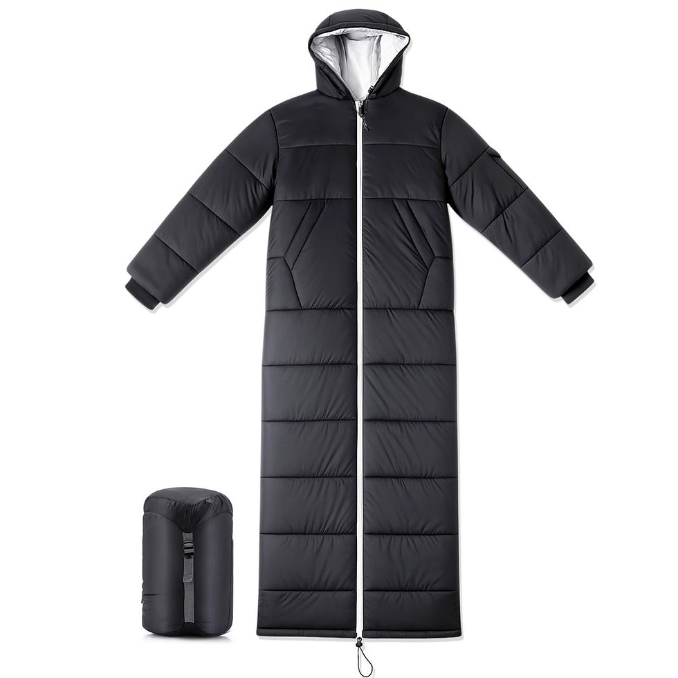 Macarrie Wearable Sleeping Bag with Sleeves and Hood