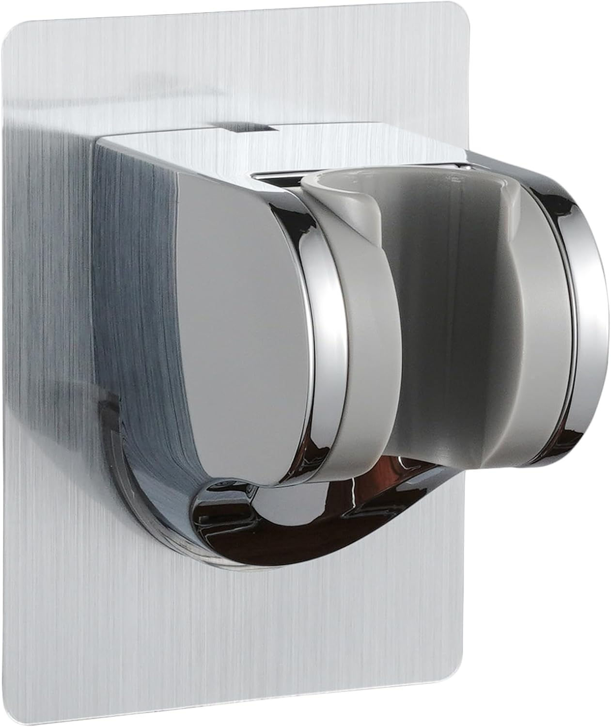 GwernKB Shower Head Holder Strong Adhesive No Drilling Wall Mount Adjustable Han