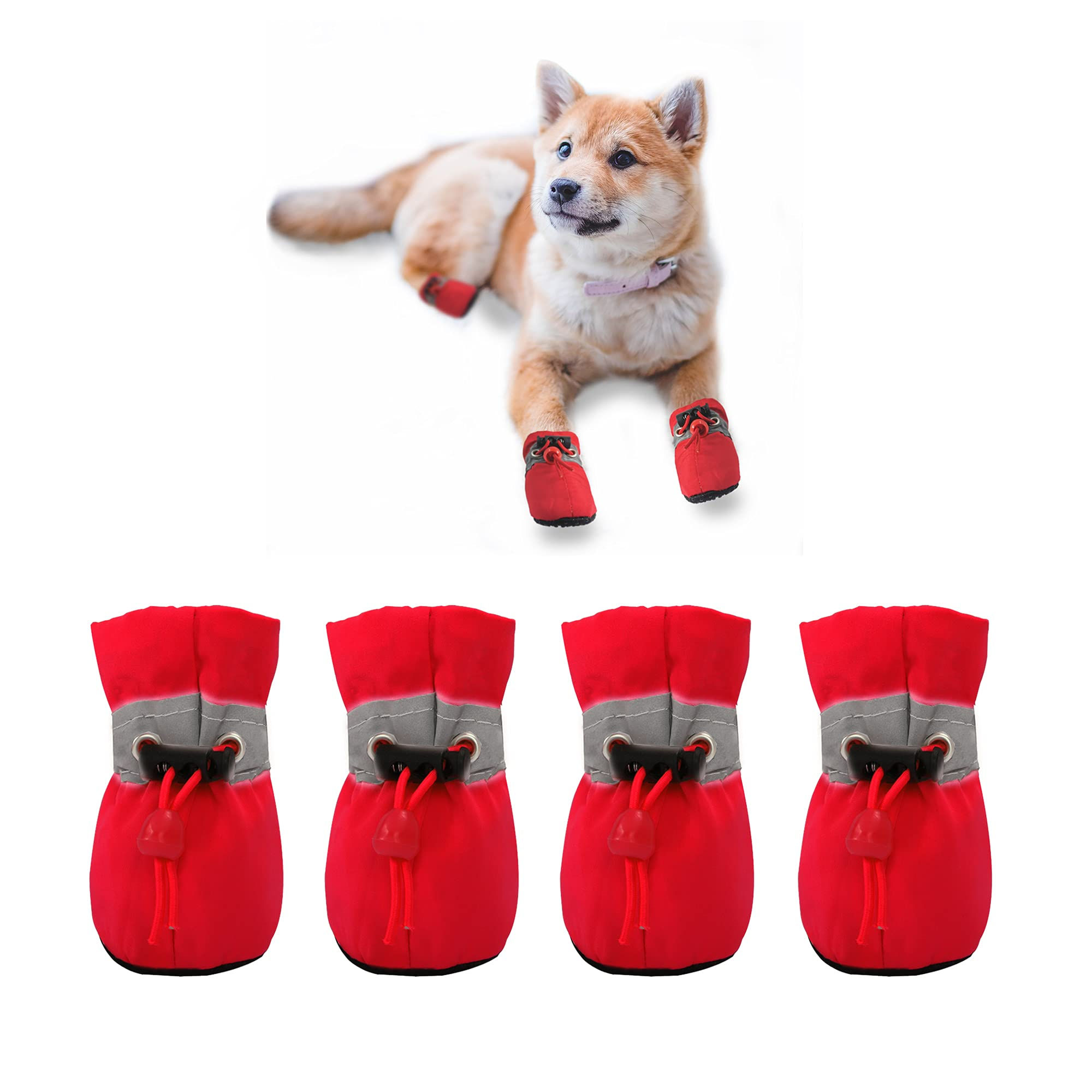 YAODHAOD Dog Shoes for Small Dogs, Puppy Dog Boots & Paw Pro - Image 1