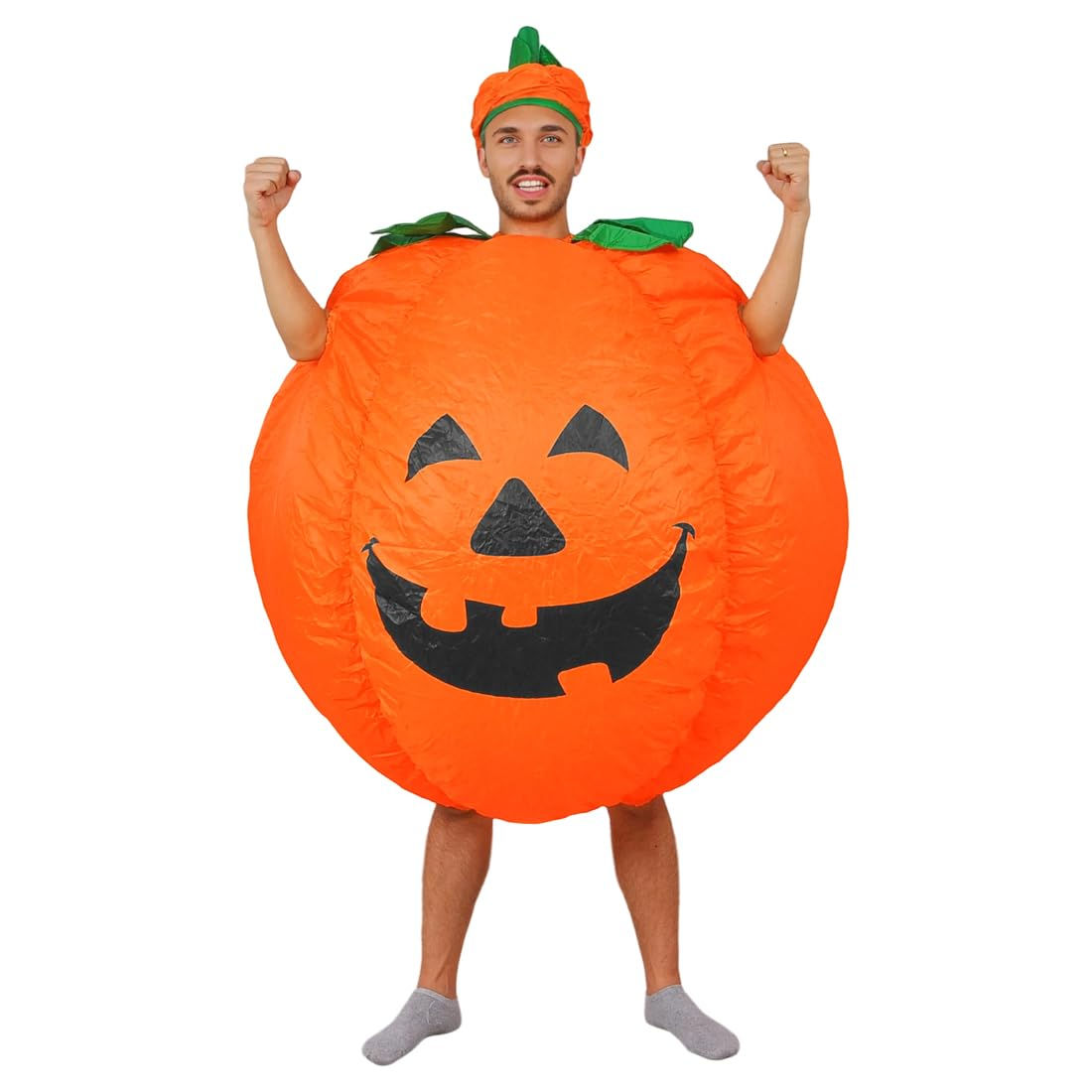 RHYTHMARTS Pumpkin Inflatable Costume Inflatable Halloween C - Image 1