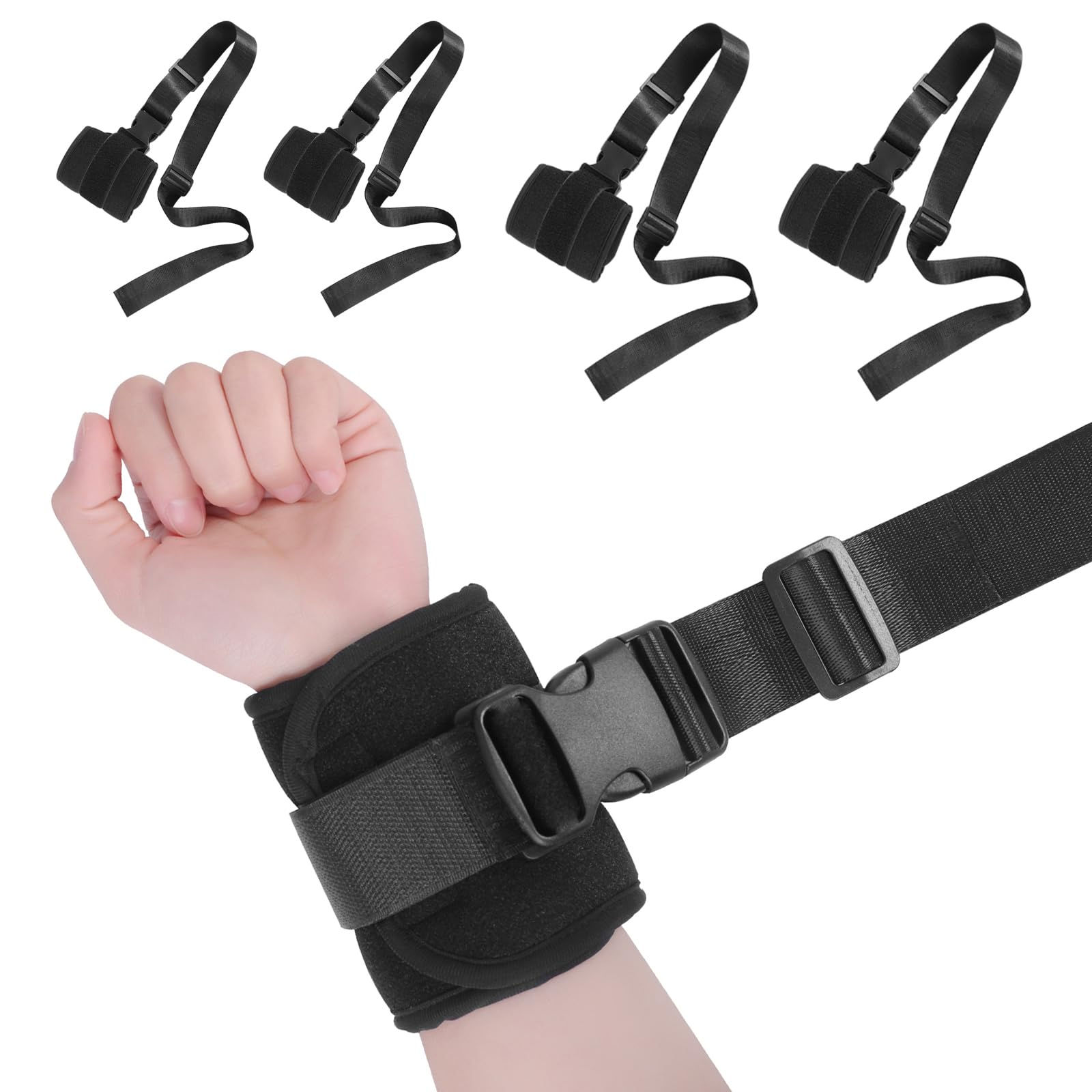lefeke Patient Medical Restraints Strap with Quick Release Buckles 4 pieces