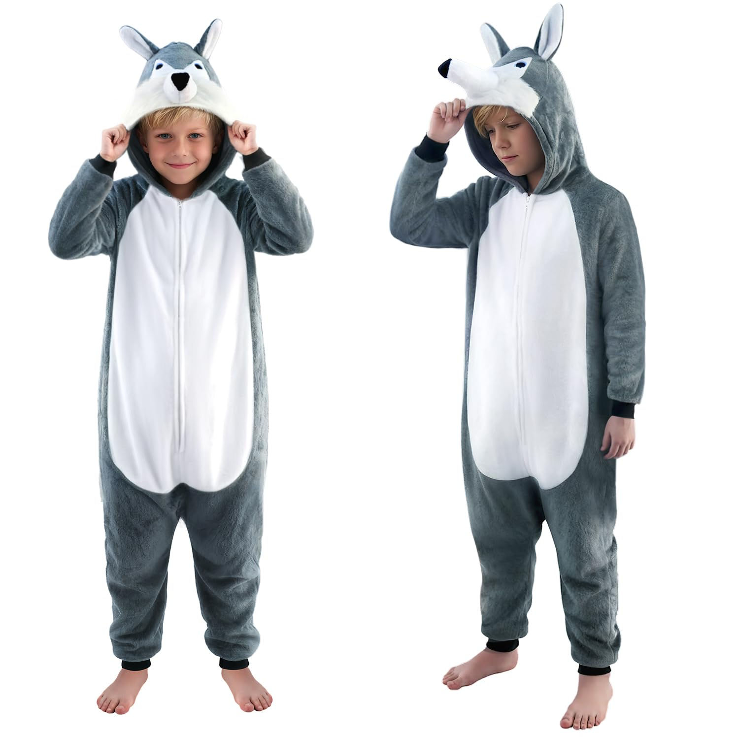 Unisex Animal Onesie Flannel Costume