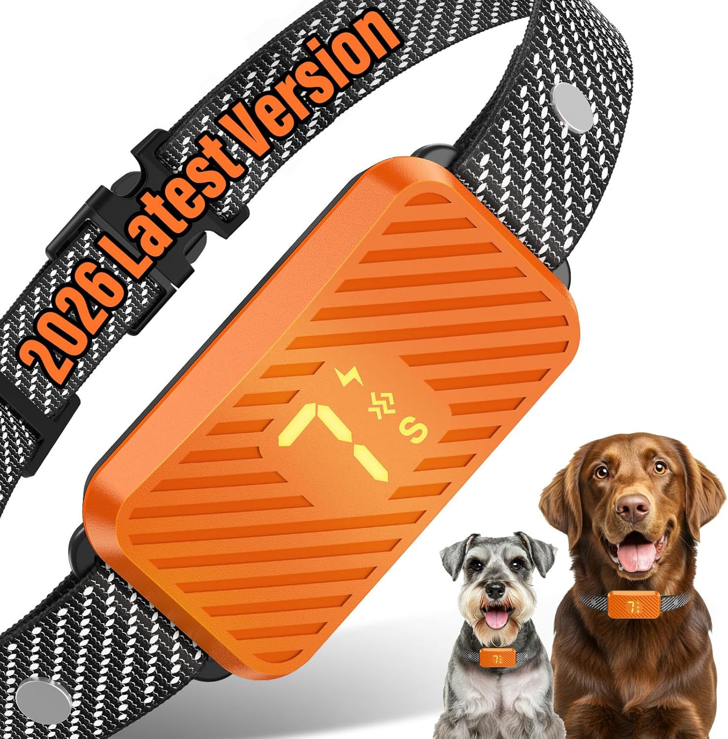 2 Pack Dog Bark Collar, 2025 Bark Collar for Large Medium Small Dogs 5-130 lbs -