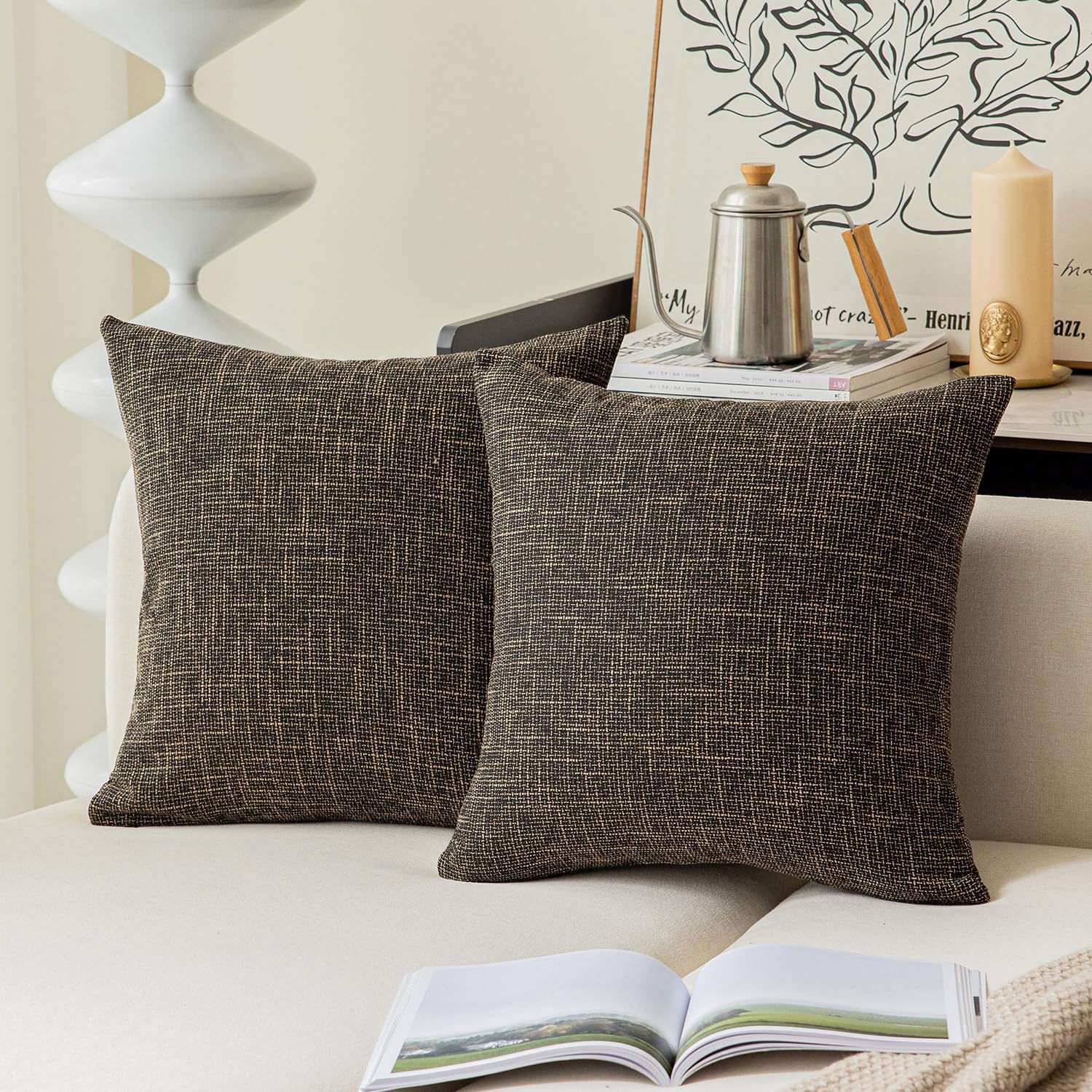 Kevin Textile Linen European Throw Pillow Sham Super Soft St - Image 1