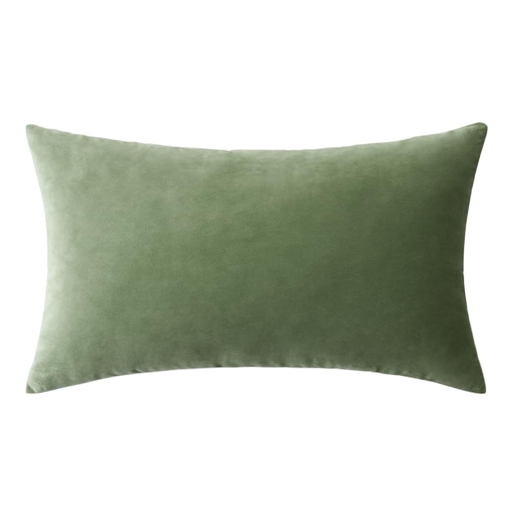 MIULEE Velvet Pillow Cover Soft Luxury Decorative Throw Pill - Image 1