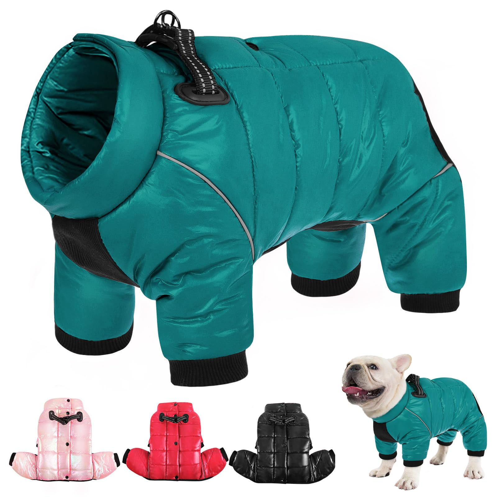 AOFITEE Dog Coat, Waterproof Dog Winter Jacket, Warm Fullbod - Image 1