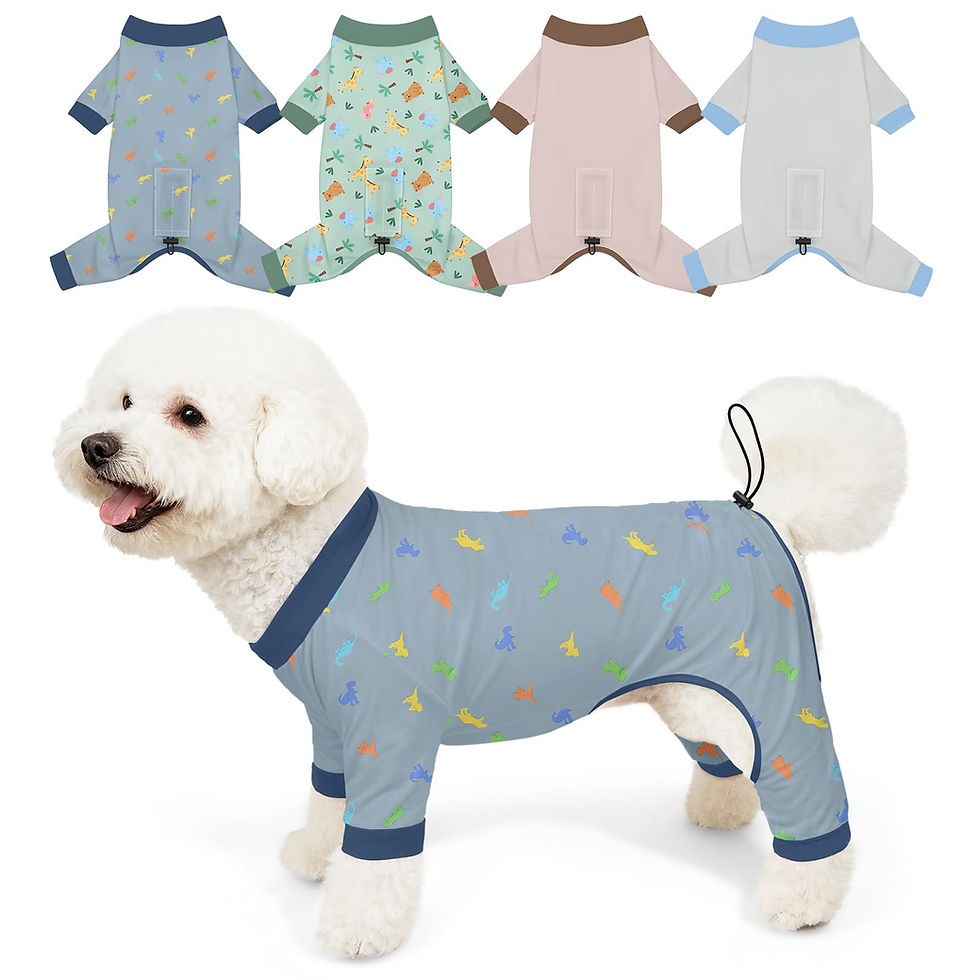 Bienbee Dog Pajamas, 4 Pack Dog Recovery Suit Shedding Suit  - Image 1