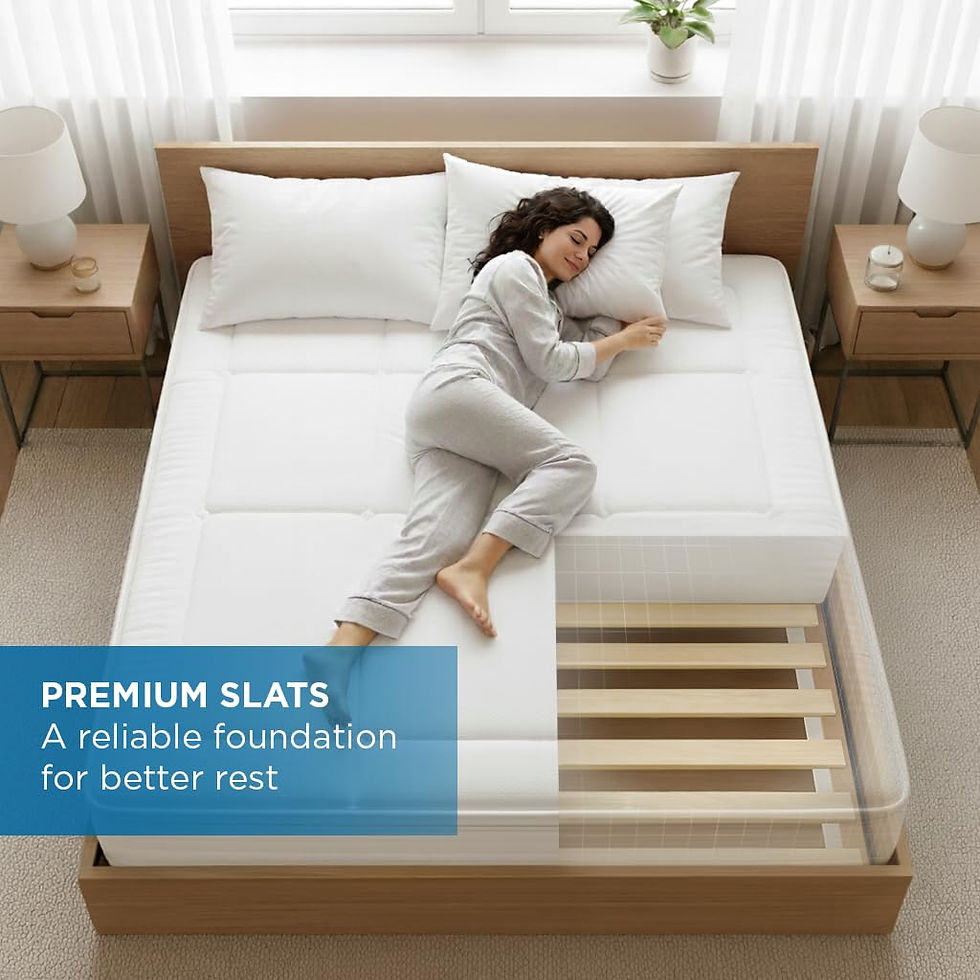 Meliusly Queen Bed Slats 59x80 – Heavy Duty 0.6 Inch Thick Replacement Wood - Product View