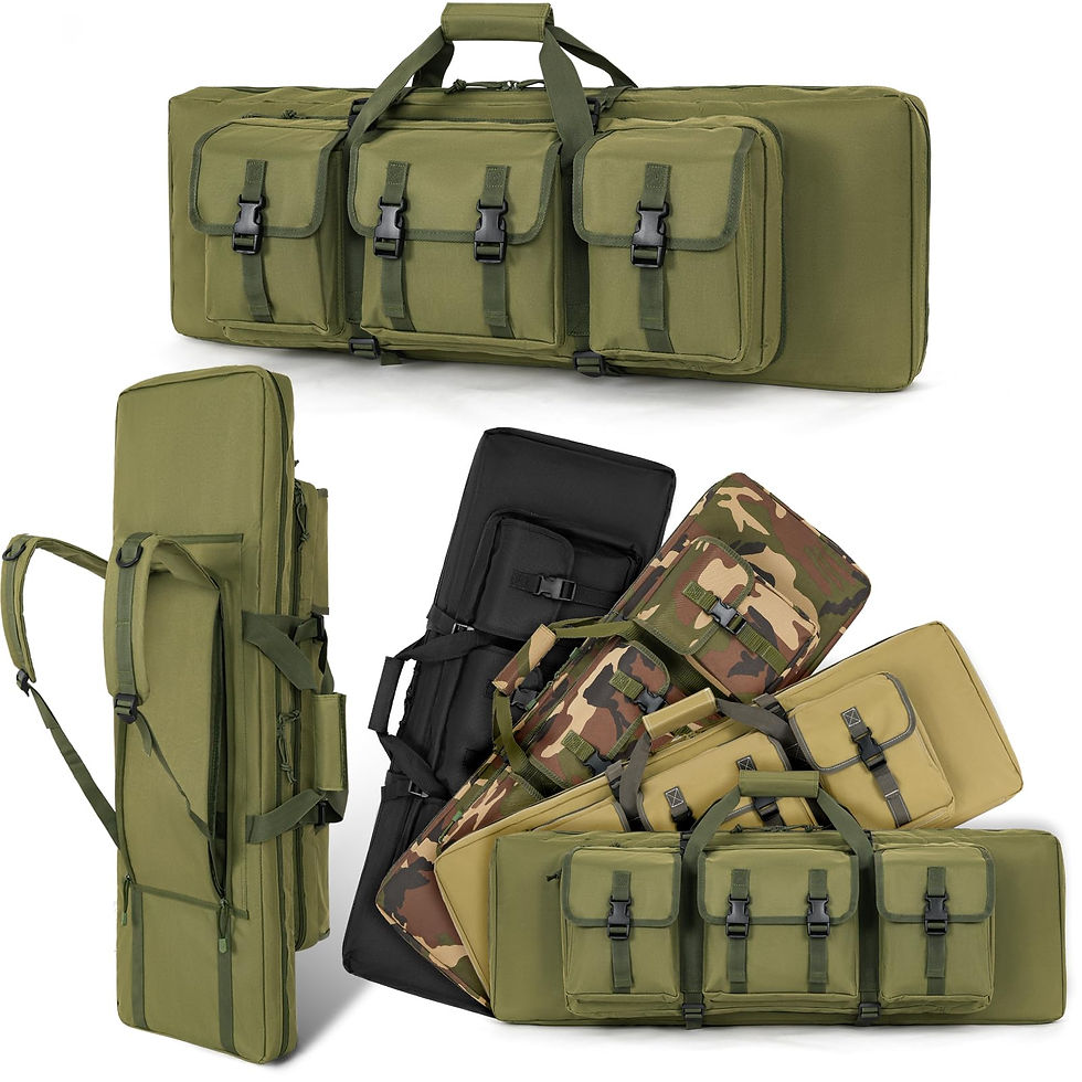 DULCE DOM 32 inch Double Rifle Case Soft Bag Gun Case, Perfe - Image 1