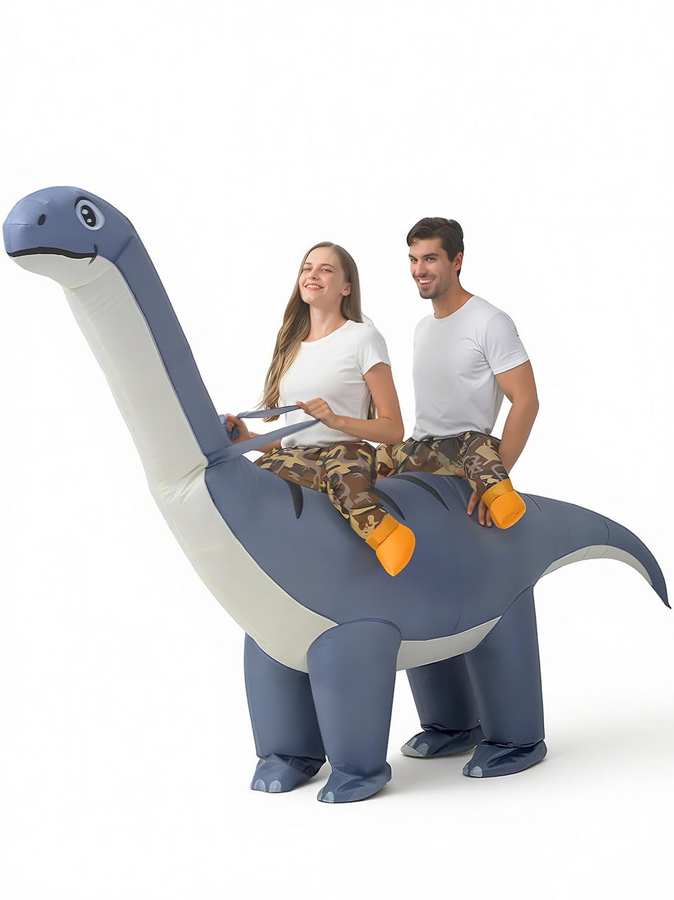 Inflatable 2-Person Diplodocus Dinosaur Costume