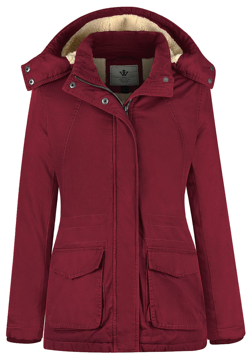 WenVen Women's Winter Parka Heavyweight Warm Fleece Lined Ja - Image 1