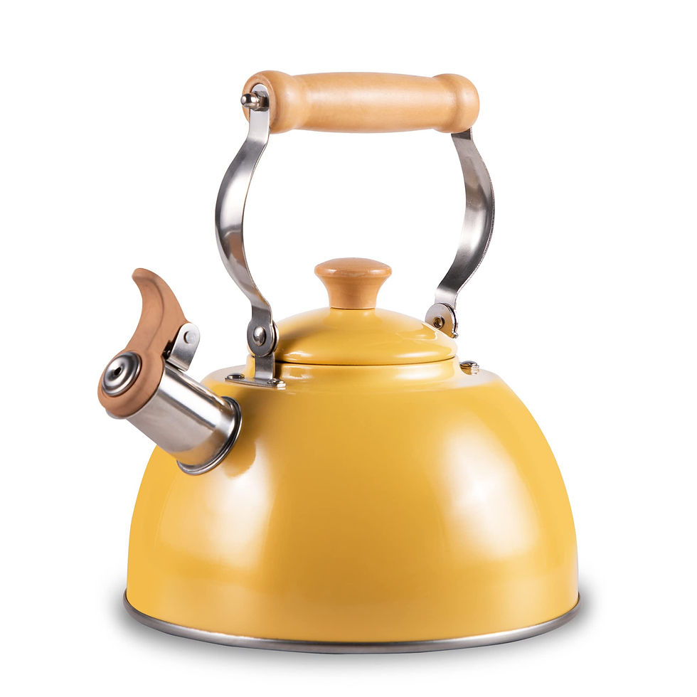ROCKURWOK Tea Kettle, Tea Pot with Cool Touch Ergonomic Hand - Image 1
